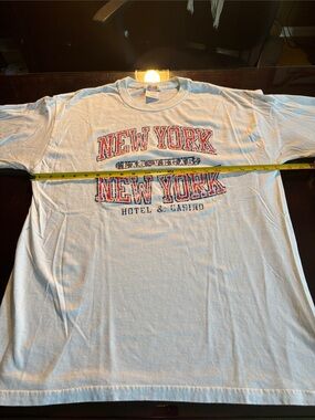New York Las Vegas Graphic Tee - White